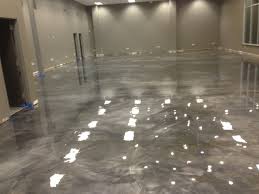 gray resin hall floor